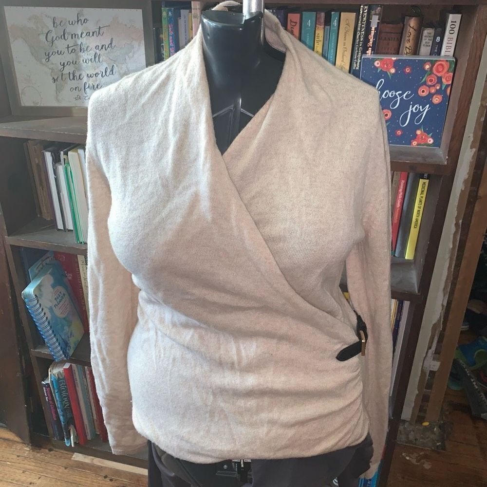 Soft Surroundings cashmere elevated basics M sweater